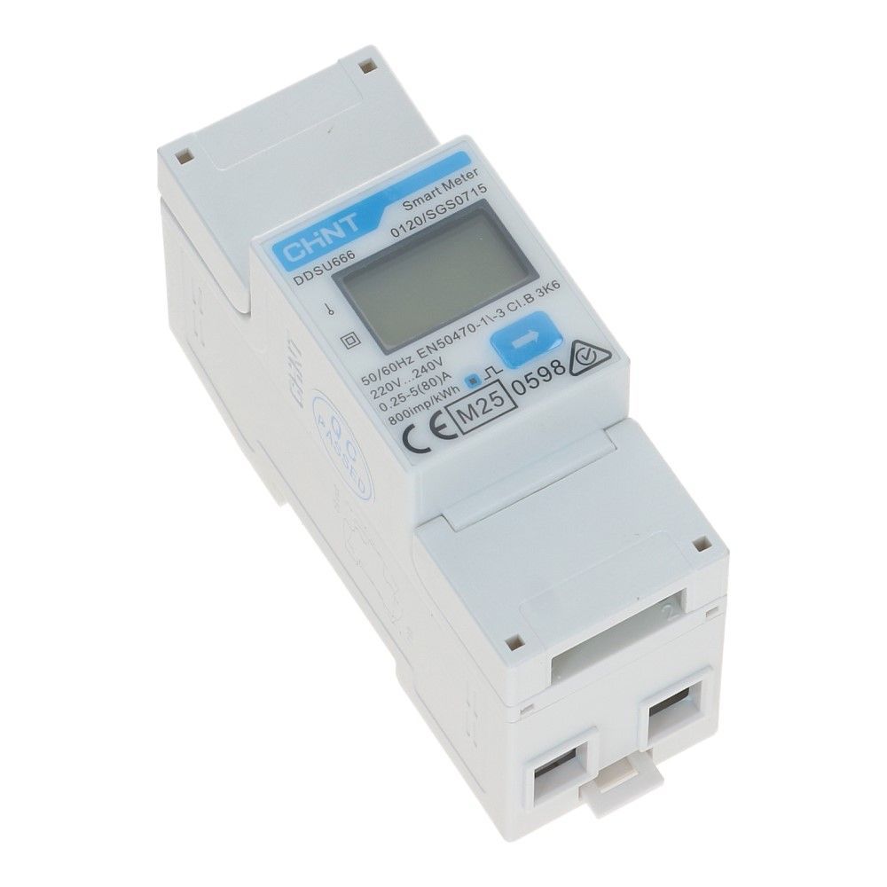 Chint kWh meter 80A 1-fase direct Modbus MID