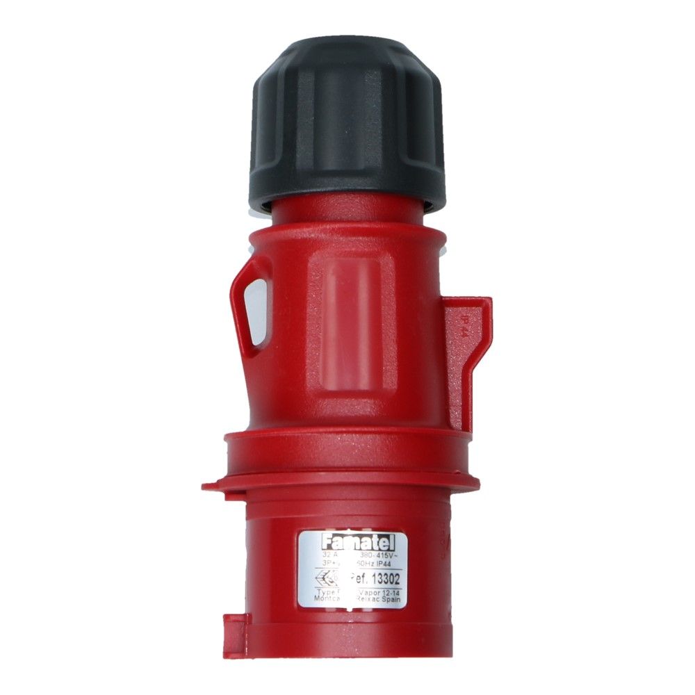 CEE male 4 polig 6H 32A IP44 stekker 380-415VAC