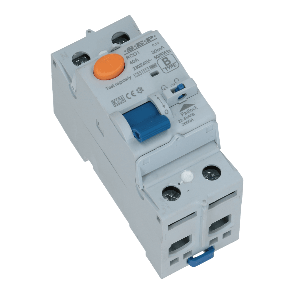 Aardlekschakelaar 80A 2 polig 300mA Type B 10kA RCD1