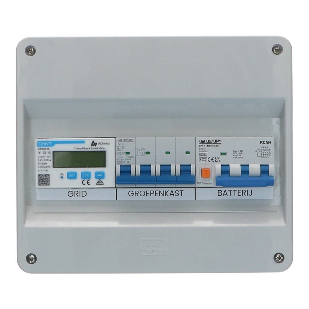 Alpha ESS Grid-Meetkast met Remautomaat