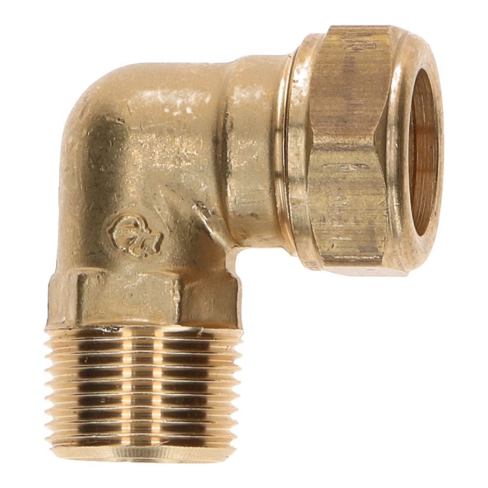 VSH haakse koppeling (haaks puntstuk) 3/4" x 22 mm buitendraad 
