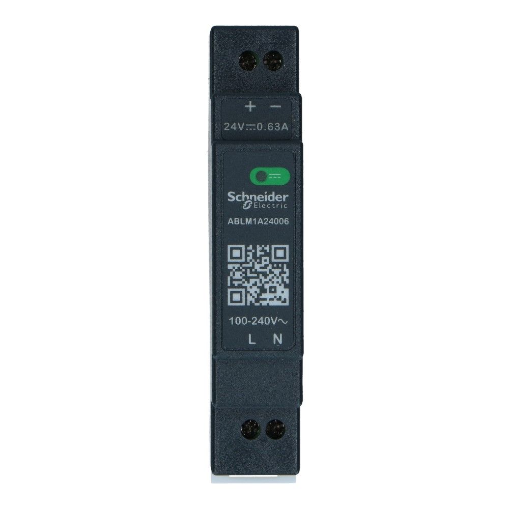 Dinrail voeding 24VDC uit 100-240VAC in 0.6A 15Watt