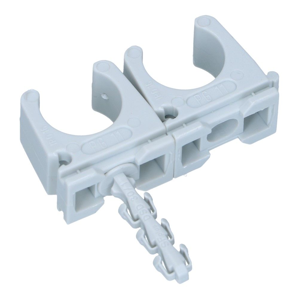 Klembeugel met plug SF Plus RC 3/4inch 18-19mm lichtgrijs - 100 stuks