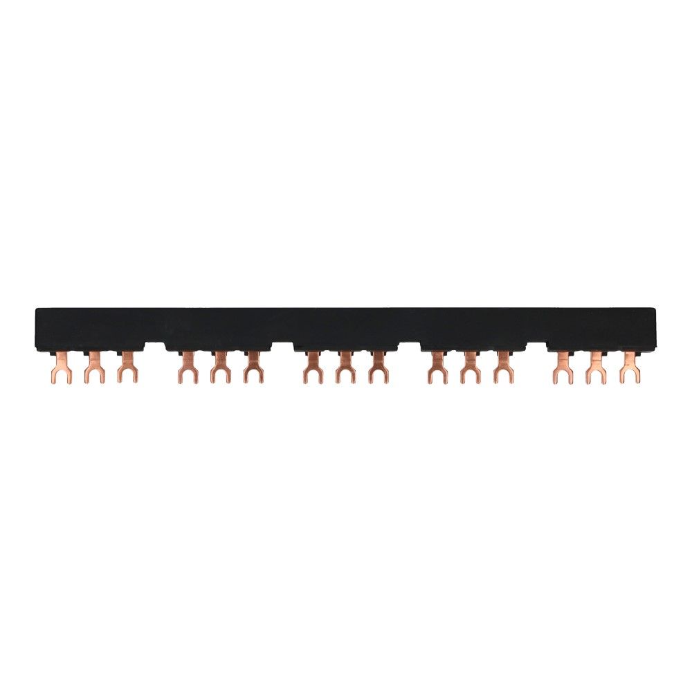 Kamrail vork 3 fase 15 poles offset 9mm tbv motorbeveiliging
