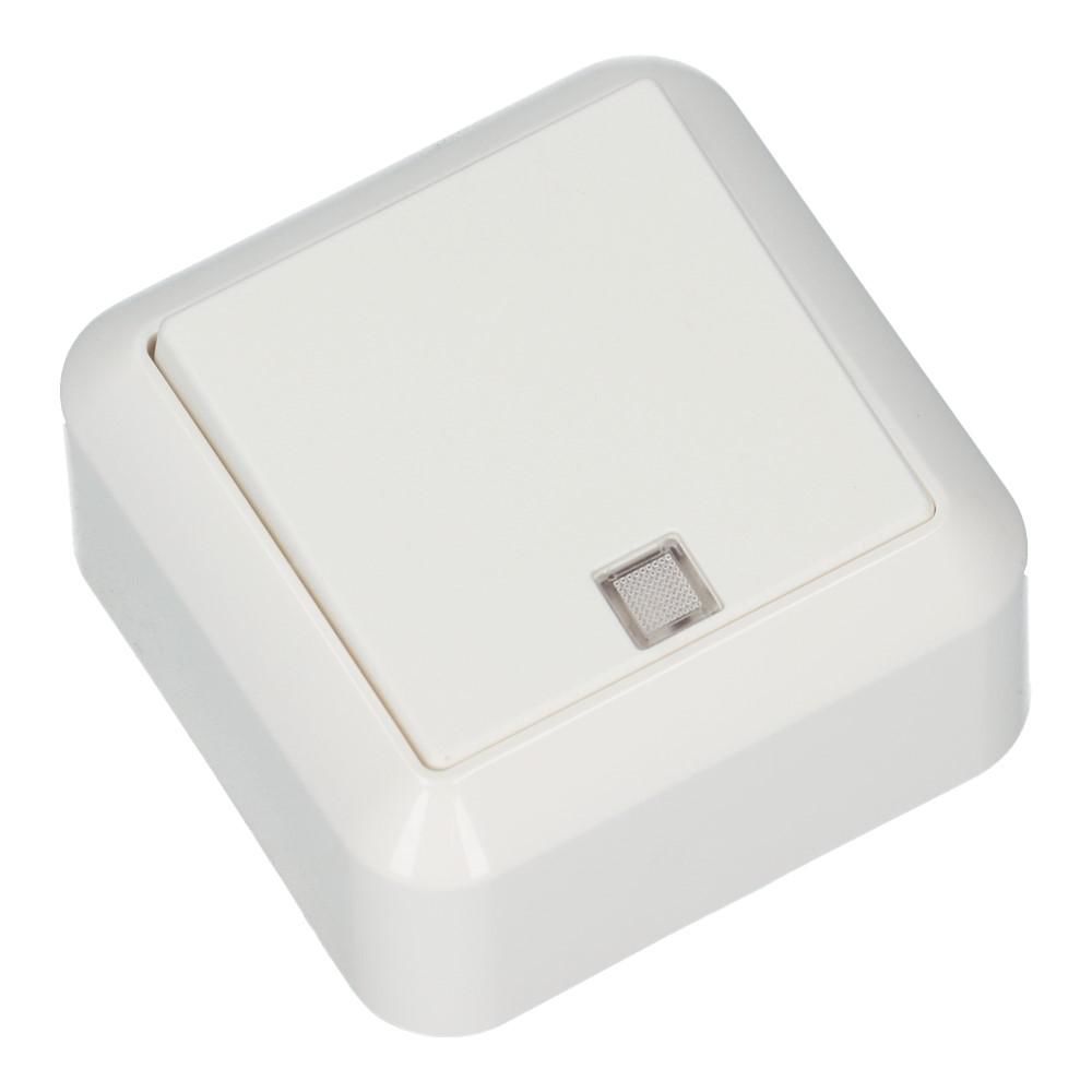 Wisselschakelaar met glimlamp CONTURA 9010