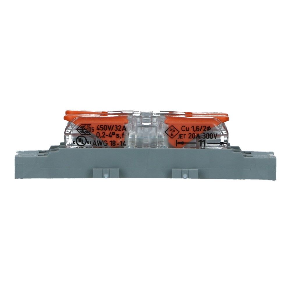 WAGO Bevestigingsadapter doorvoerconnector 2-voudig schroefbevestiging - 5 stuks