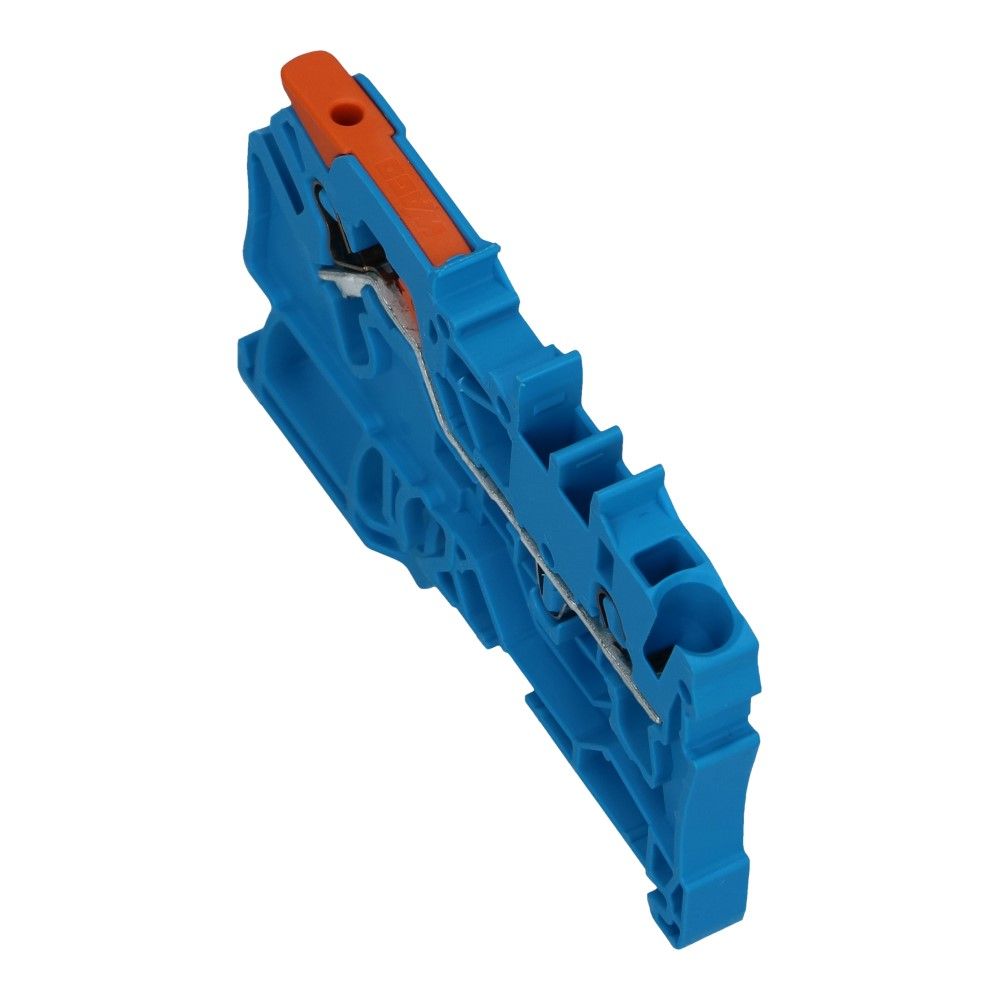 WAGO montageklem hendel 2.5mm² blauw