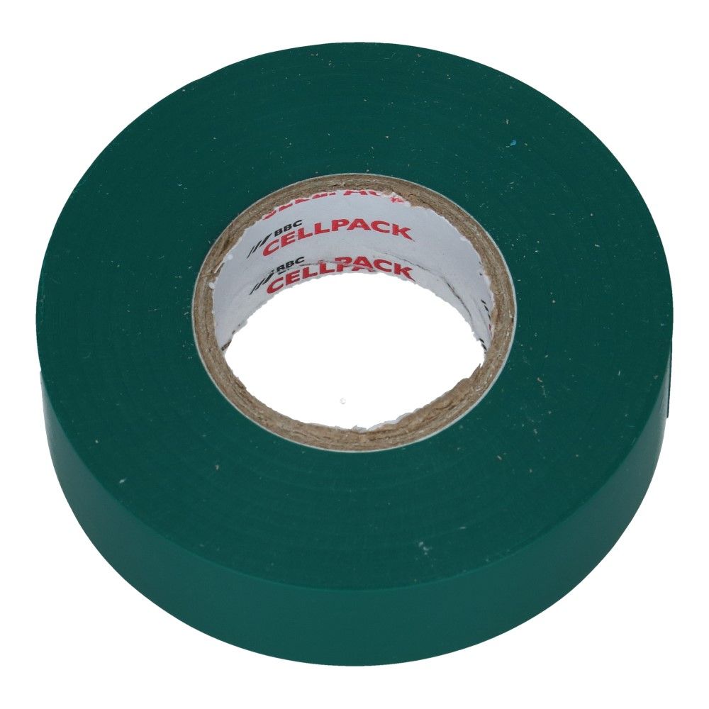 Extra sterk groen PVC Isolatietape 19mm - 20 meter
