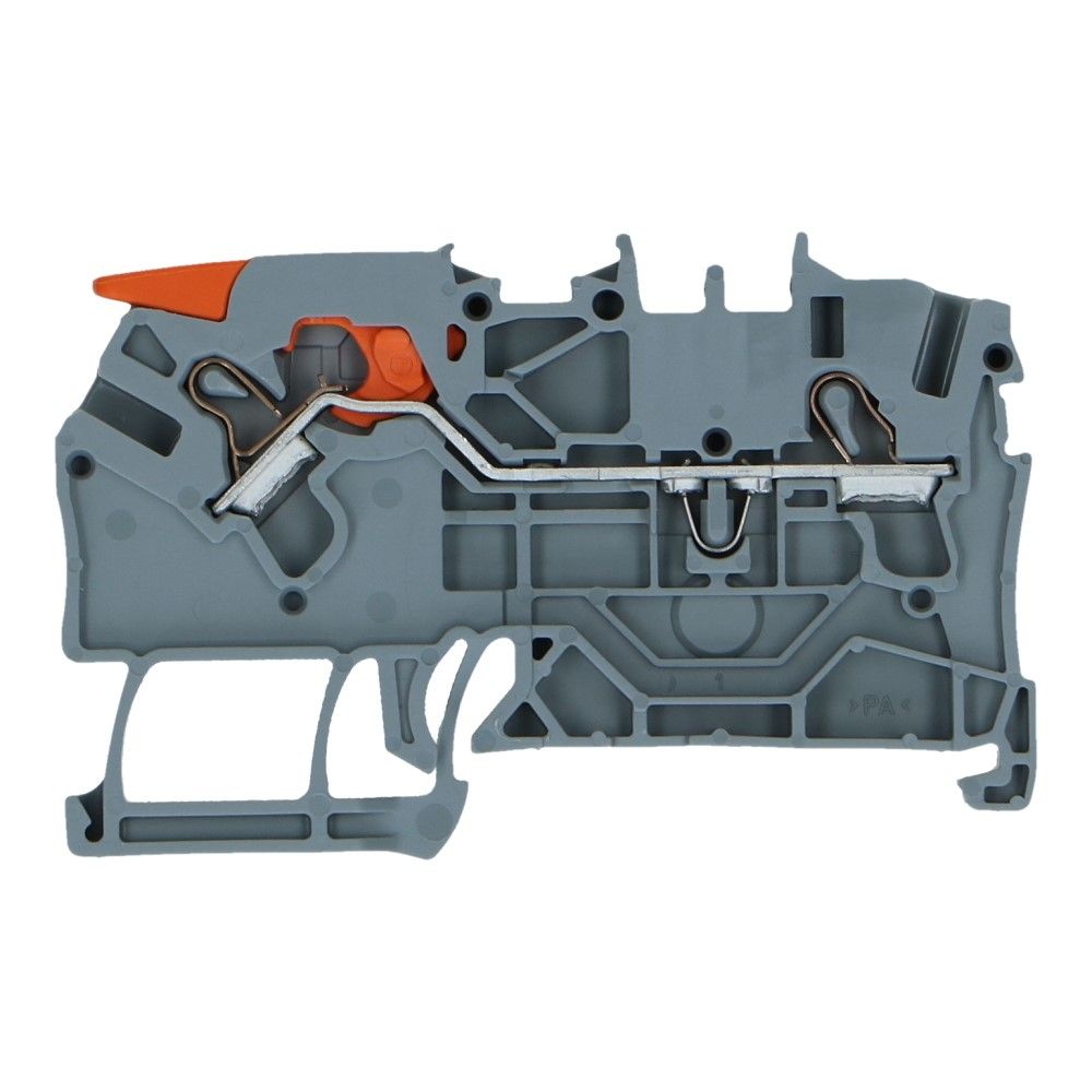 WAGO montageklem hendel 2.5mm² grijs