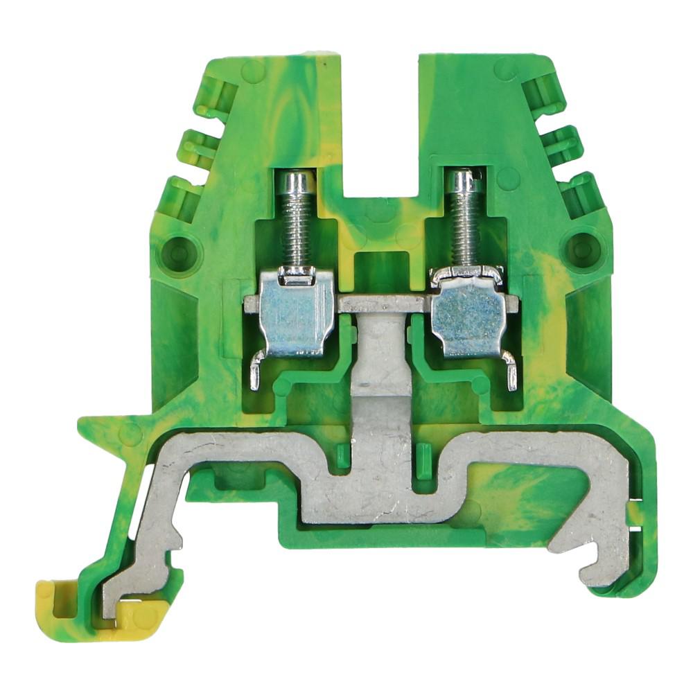 Montageklem aardeklem TE 2.5mm² geel/groen