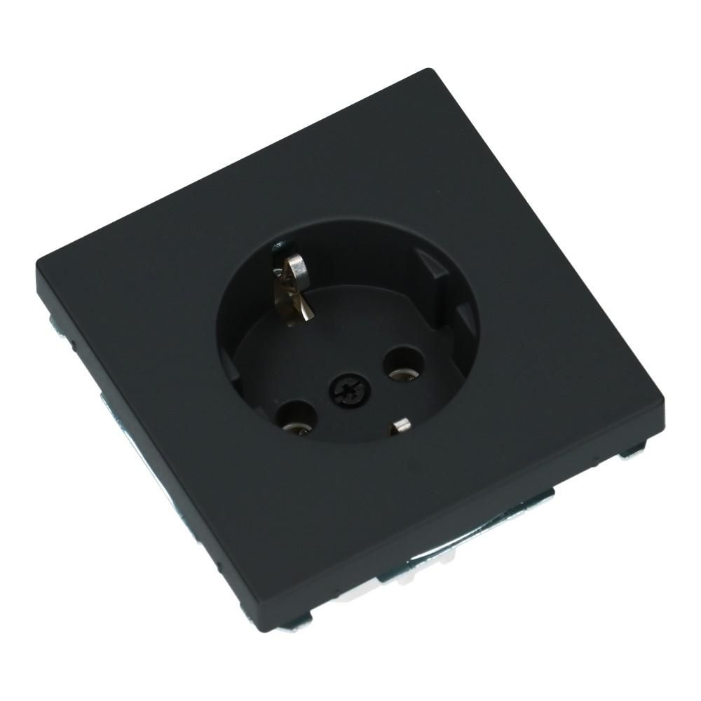 Wandcontactdoos SYSTEEM-D Antraciet 7024