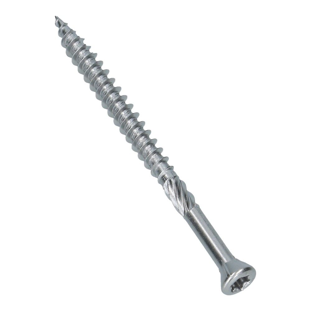 Hardhoutschroef 5x70 Torx 25 Platkop RVS C2 - 200 stuks