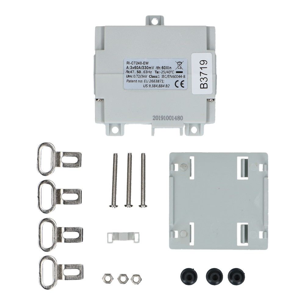 3 fase stroomkringtrafo 60A 330mV 240