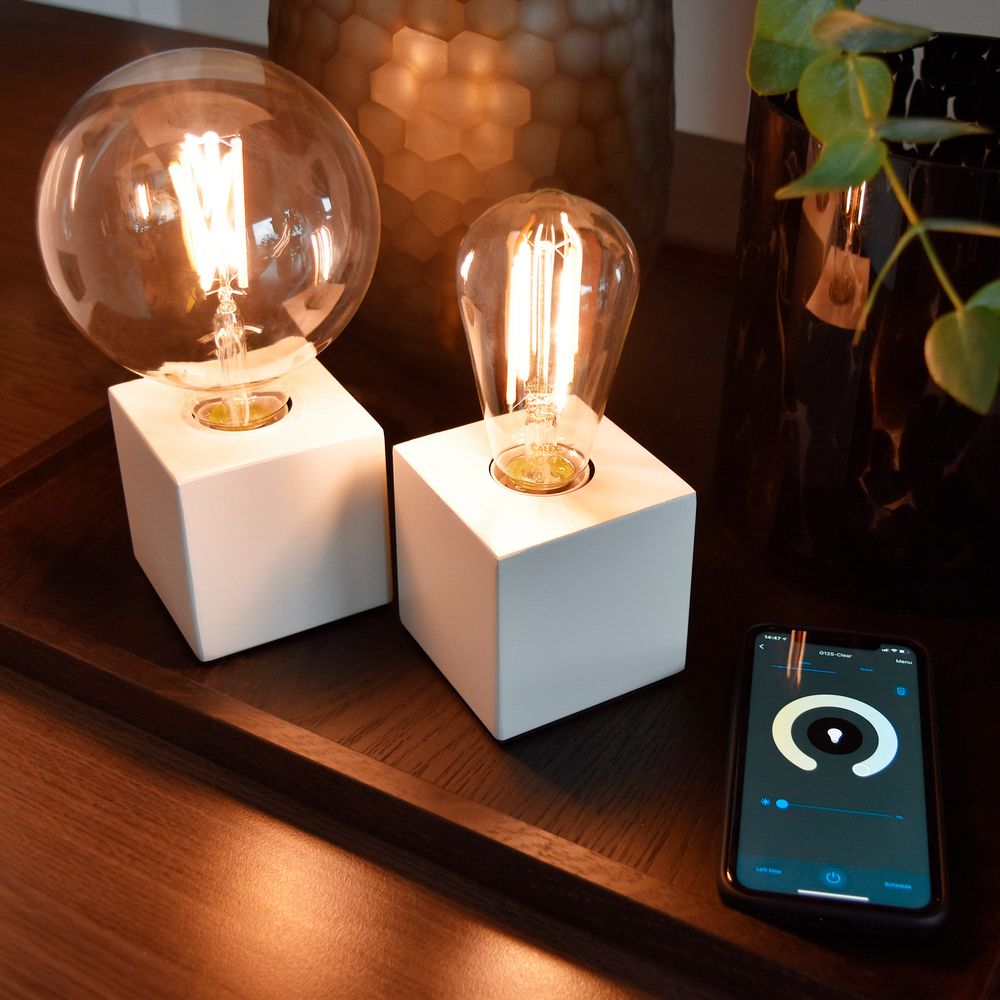 Calex Smart LED Filament Globe lamp helder G125 E27 7.5W 1055lm 1800-3000K