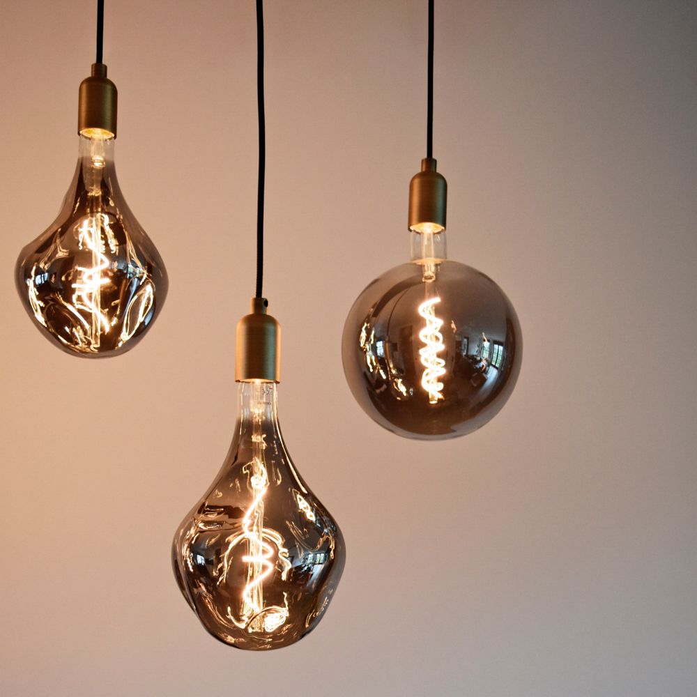 Calex LED Flex Filament Globe lamp goud G125 E27 5.5W 470lm 2100K dimbaar