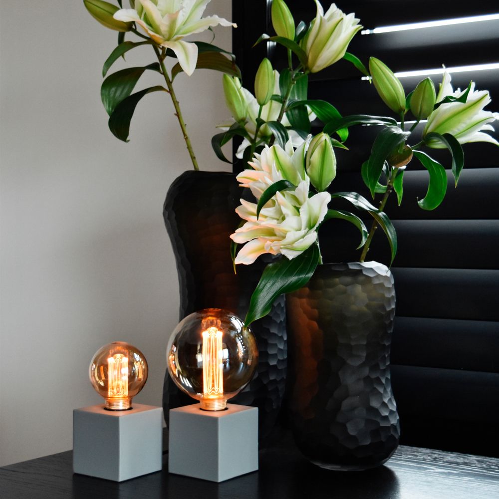 Calex LED Globe lamp goud G125 E27 3.5W 120lm 1800K dimbaar