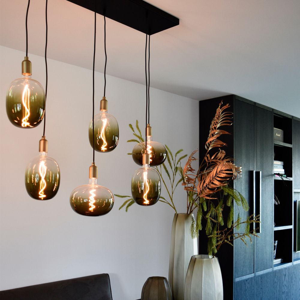 Calex Kiruna Marron Gradient LED Colors E27 5W 130lm 1800K dimbaar