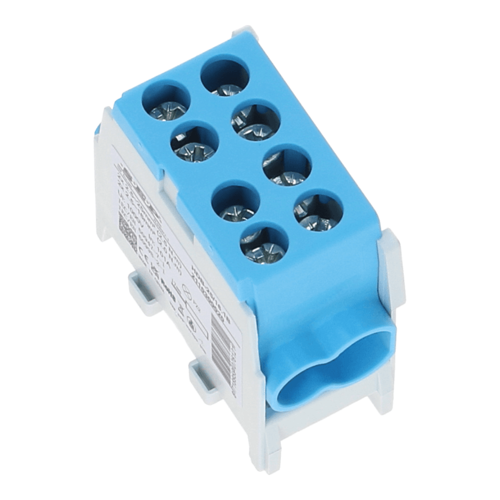 HLAK Hoofdkabel aftakklem 1x25mm² 1x16mm²  blauw