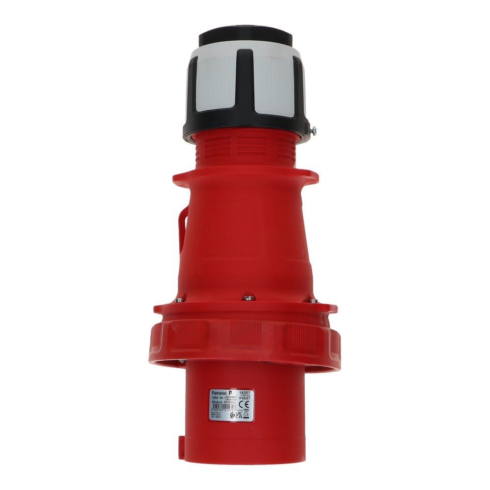 CEE male 5 polig 6H 125A IP67 stekker 380-415VAC
