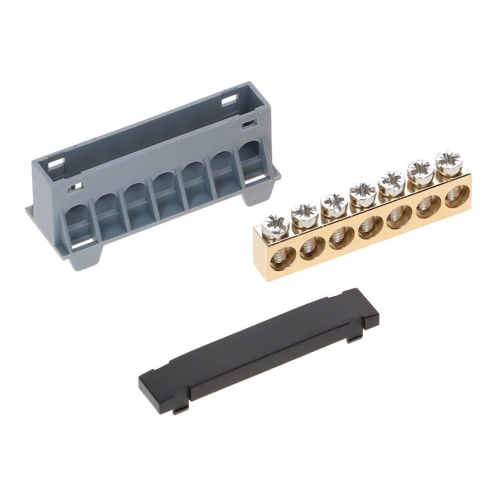Aansluitverdeelblok AST16 zwart 7x16mm²