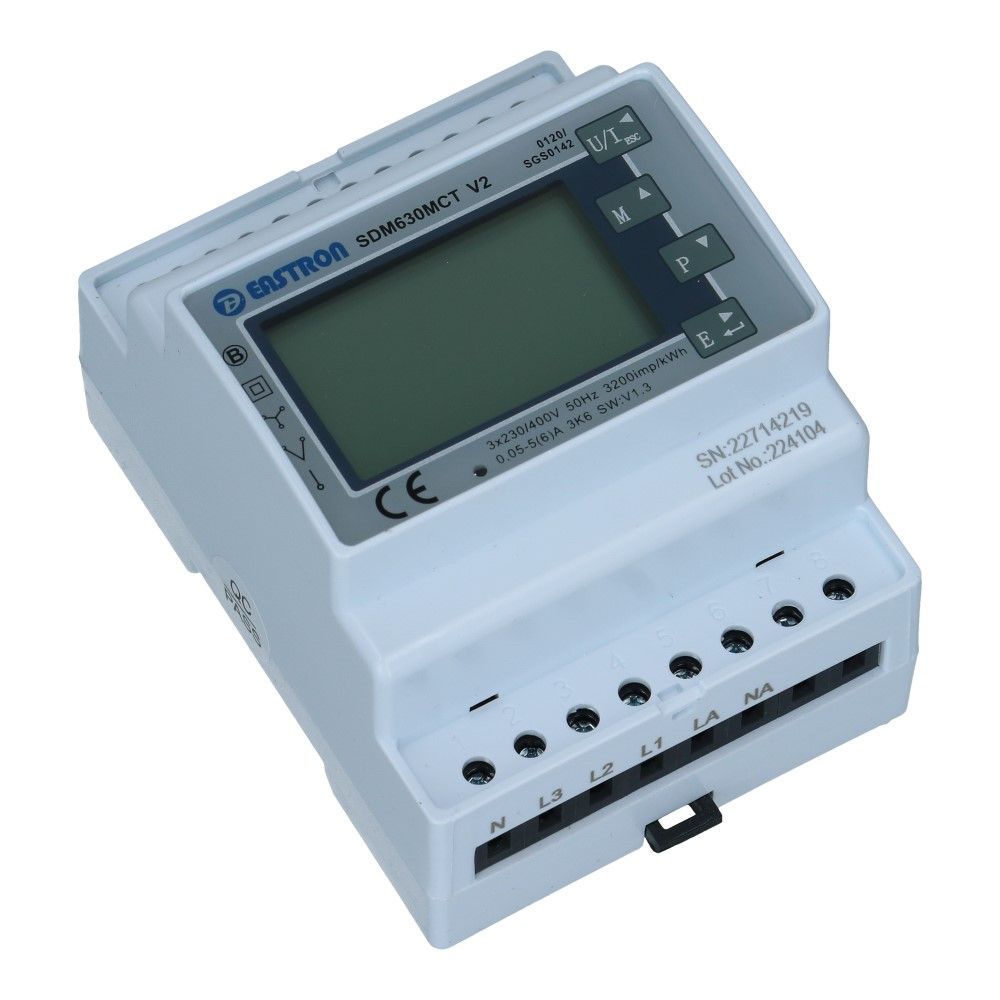 kWh meter 3 fase MULTI 5-6000A MID Factureerbaar Indirect