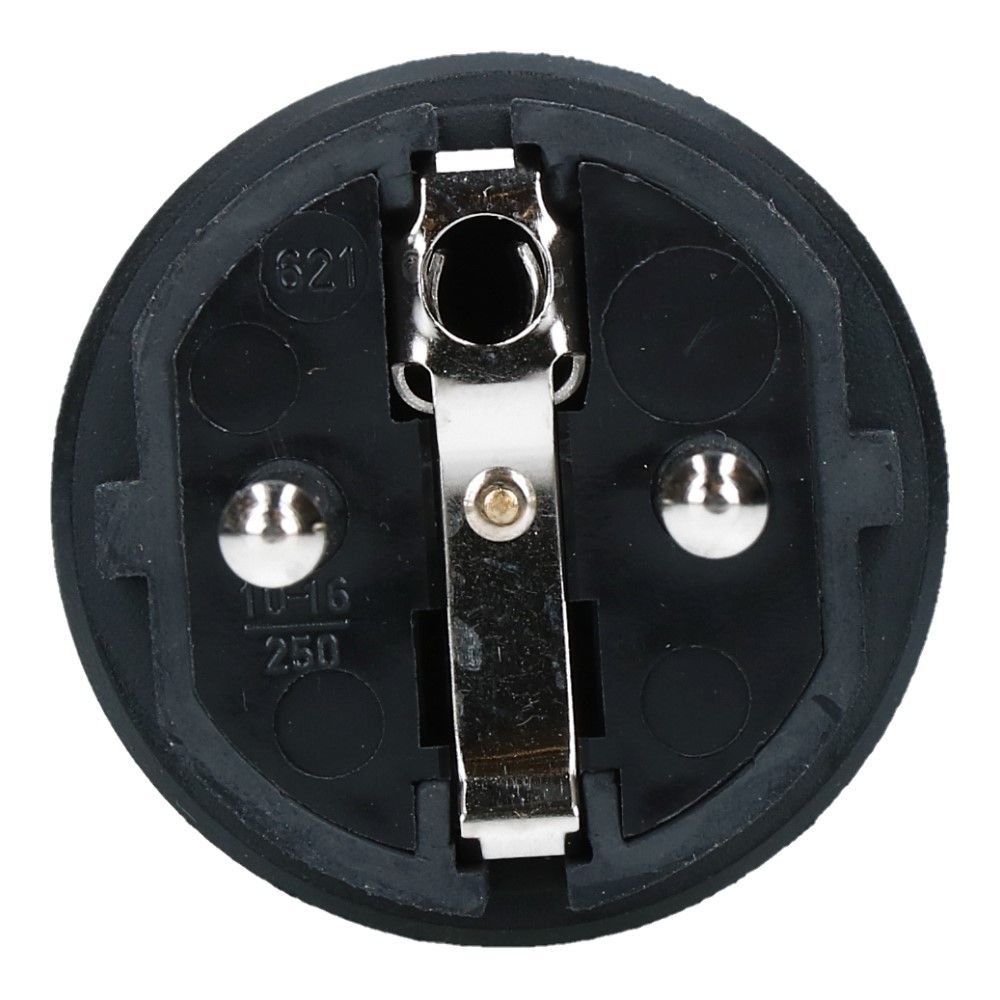 Rubber stekker gecombineerde randaarde 16A 250VAC