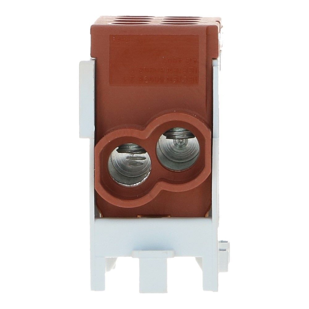 HLAK Hoofdkabel aftakklem 2x25mm² bruin