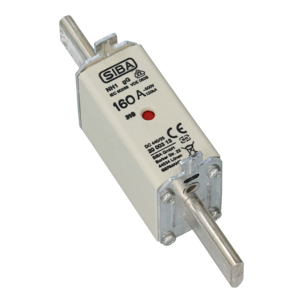 Mespatroon NH1/0 160A gL/gG 500V 135x29.5x48