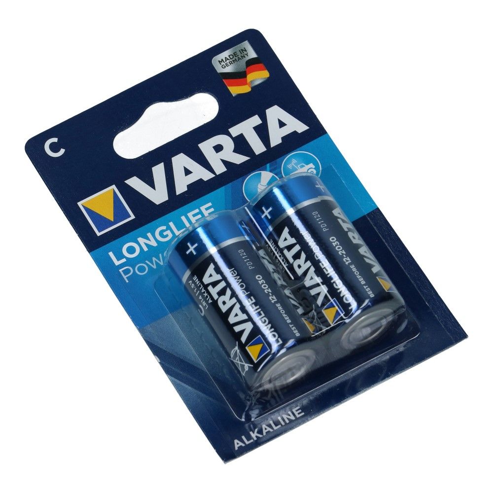 C Varta batterij LR14 1.5V Longlife Power 2 stuks