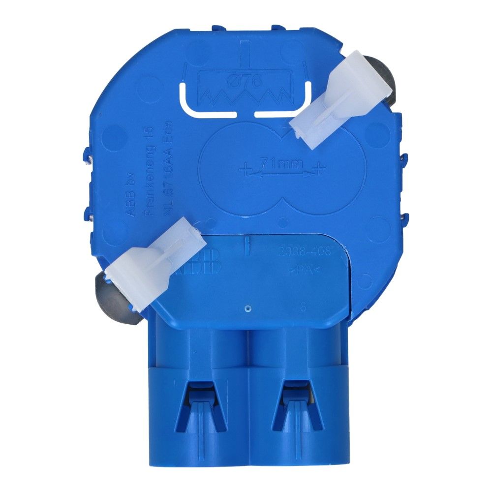 Hollewanddoos trekbandjes 1 voudig gat 76mm