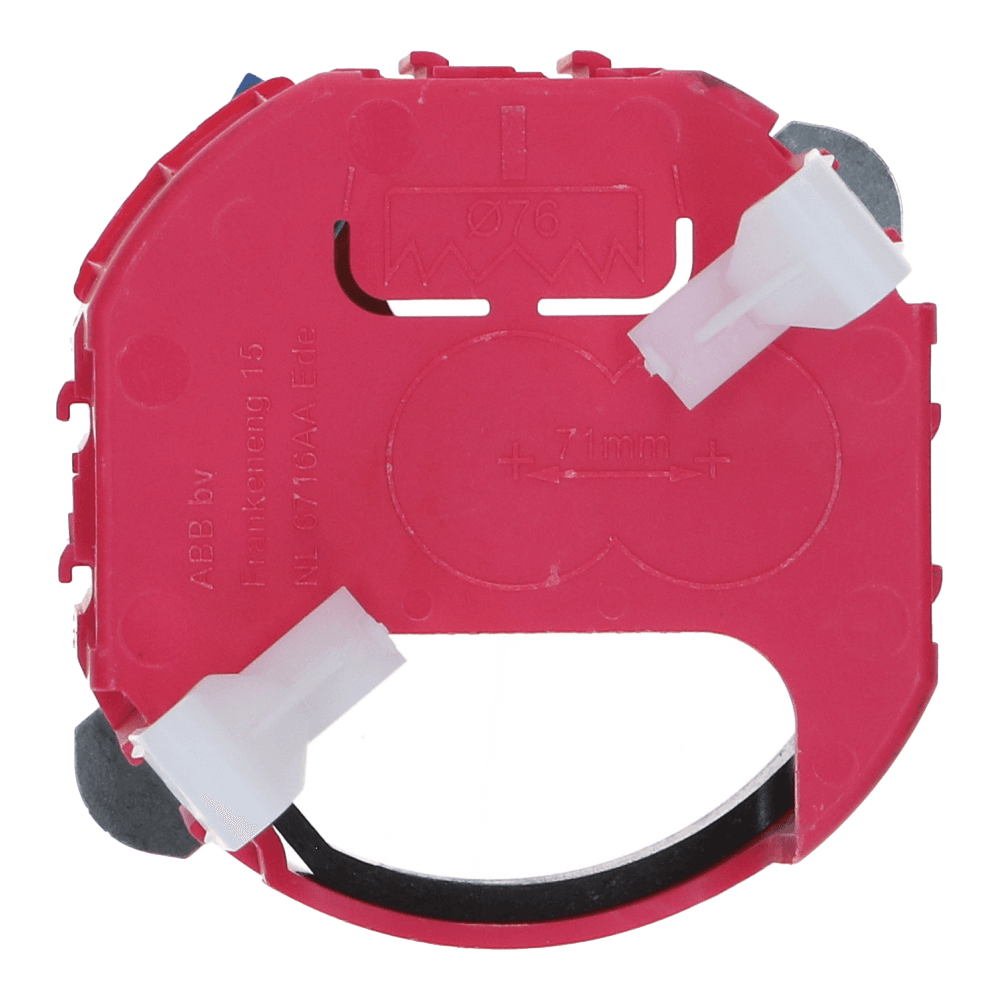 Hollewanddoos brandwerend trekbandjes 1 voudig gat 76mm