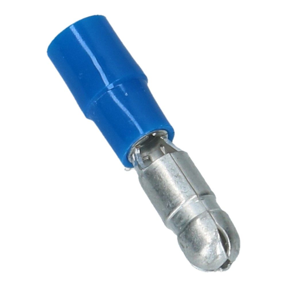 Kabelschoen rondstekker B-5mm L-13mm Blauw - 100 stuks