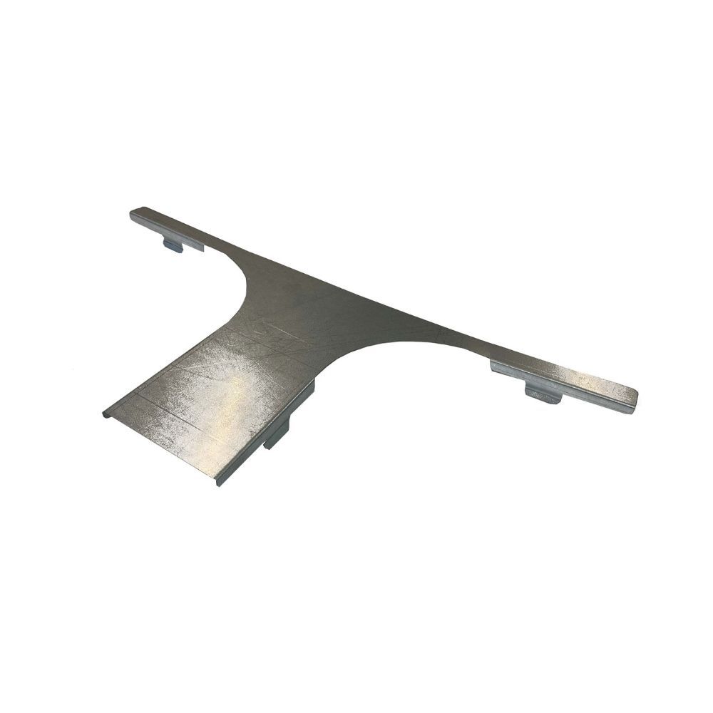 Kabelgoot deksel aftakstuk klikbaar 100x60mm Sendzimir verzinkt