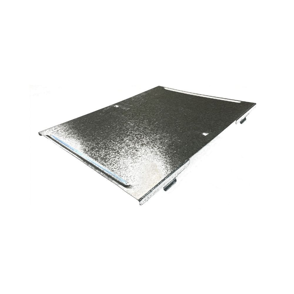 Kabelgoot deksel stijgbocht klikbaar 400x60mm Sendzimir verzinkt