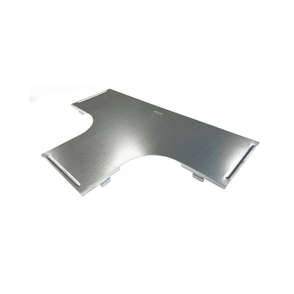 Kabelgoot deksel t-stuk klikbaar 400x60mm Sendzimir verzinkt