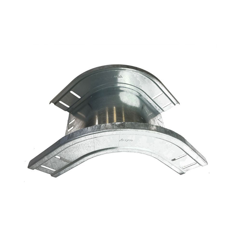 Kabelgoot valbocht200x60mm Sendzimir verzinkt
