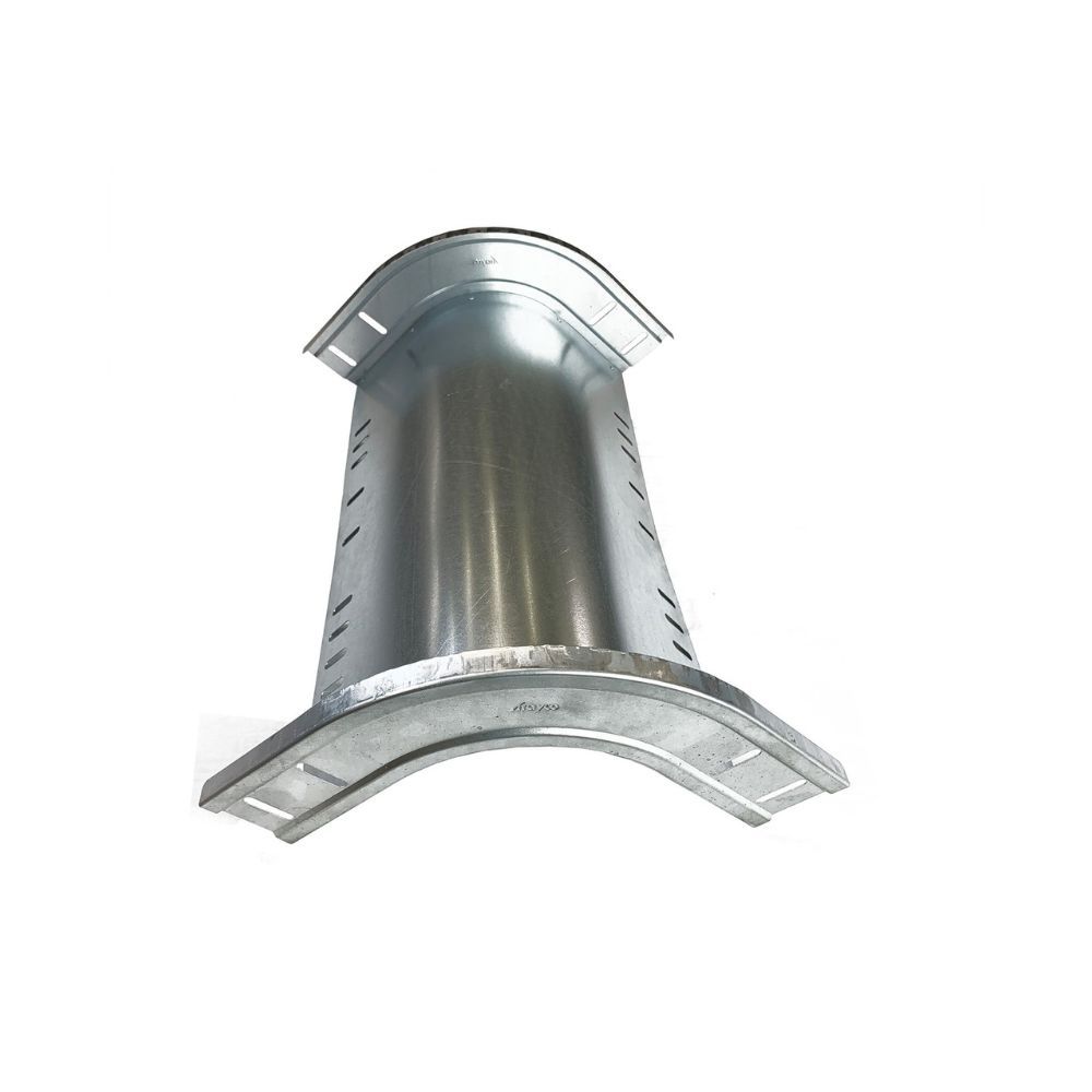 Kabelgoot valbocht400x60mm Sendzimir verzinkt