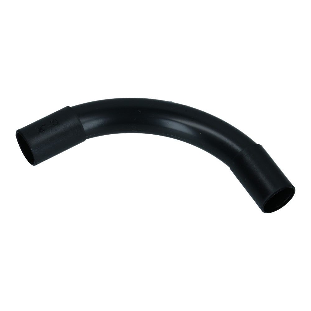 UV-bestendig bocht zwart 19mm Polvalit VSV UVS - 25 stuks