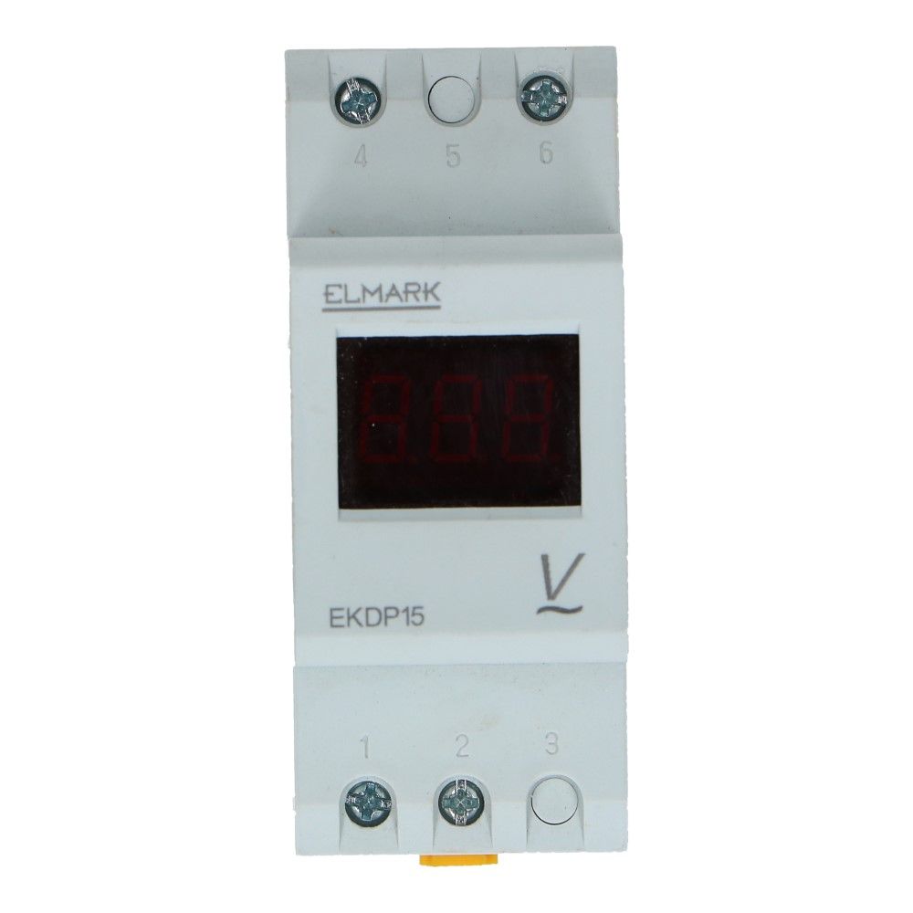 Spanningsmeter Dinrail 0-600VAC