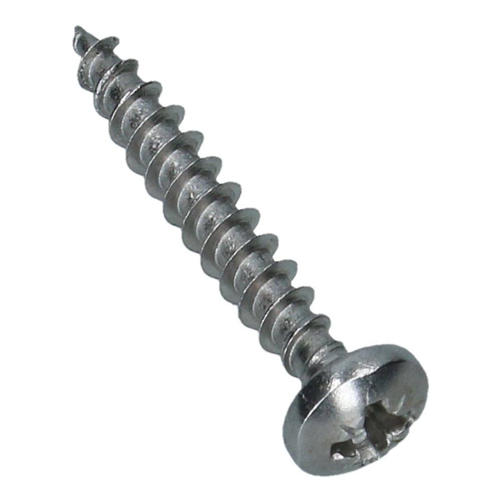Spaanplaatschroef 4.5x30 bolkop RVS A2 PZ2 - 200 stuks