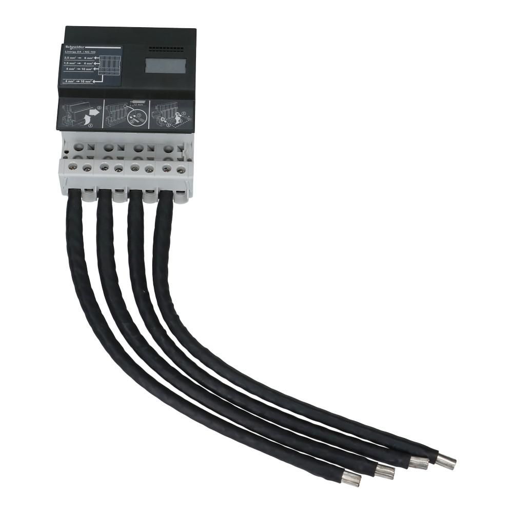 Verdeelblok DX 160A 4 rijen 14 aansluitingen 500VAC
