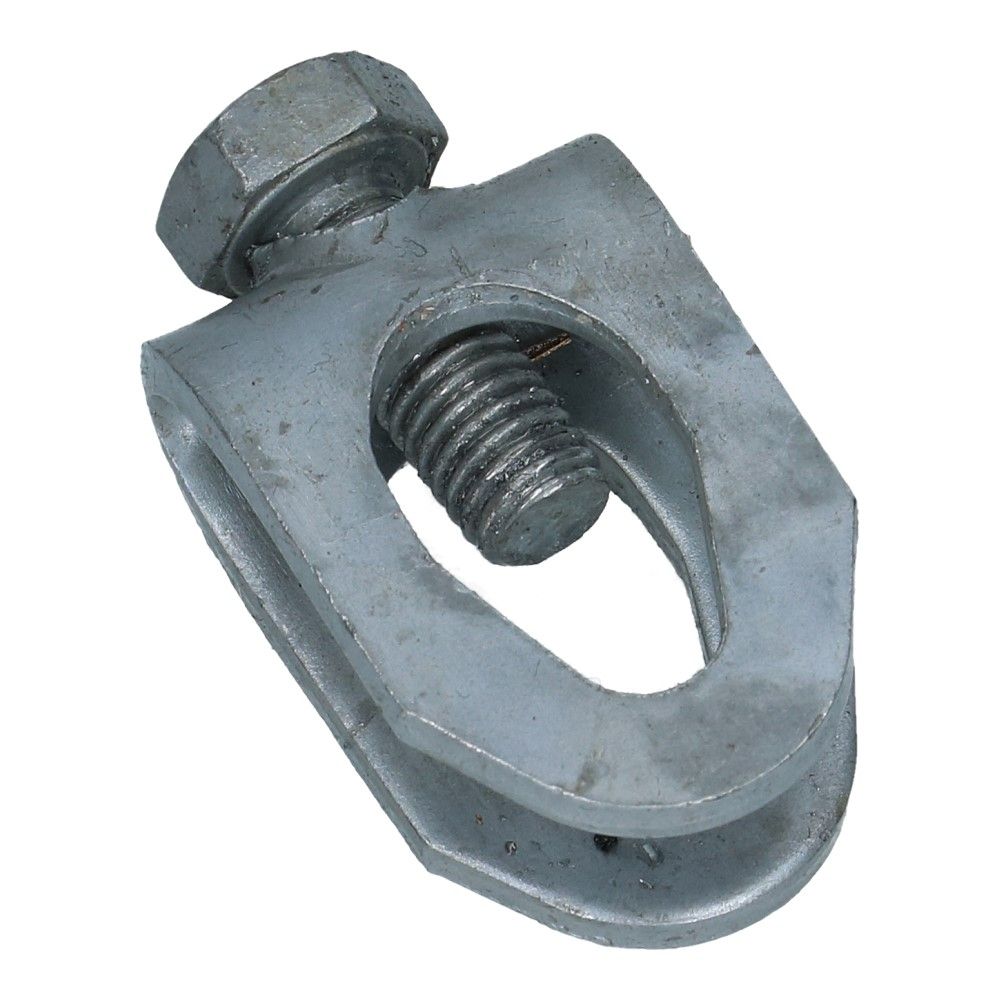 Aansluitklem verzinkt diameter 12mm 1 bout