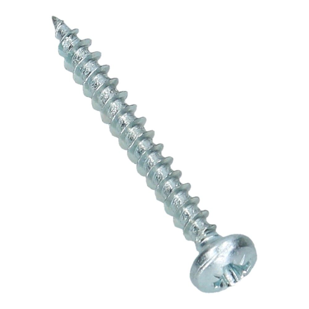 Spaanplaatschroef 3.5x30mm Bolkop Pozidrive 2 - 200 stuks
