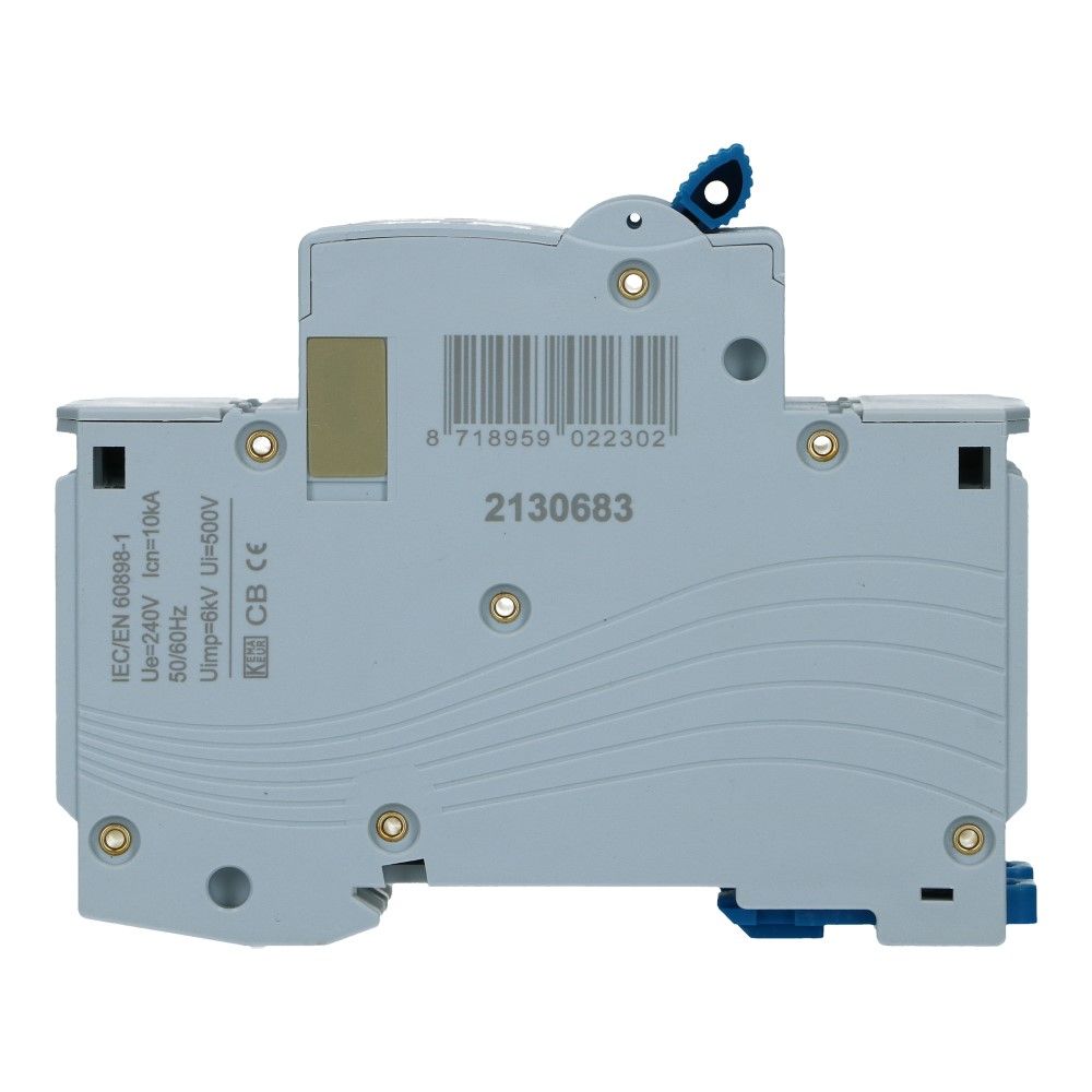 Installatieautomaat  1 polig + nul 20A karakteristiek C 10/15kA INS1