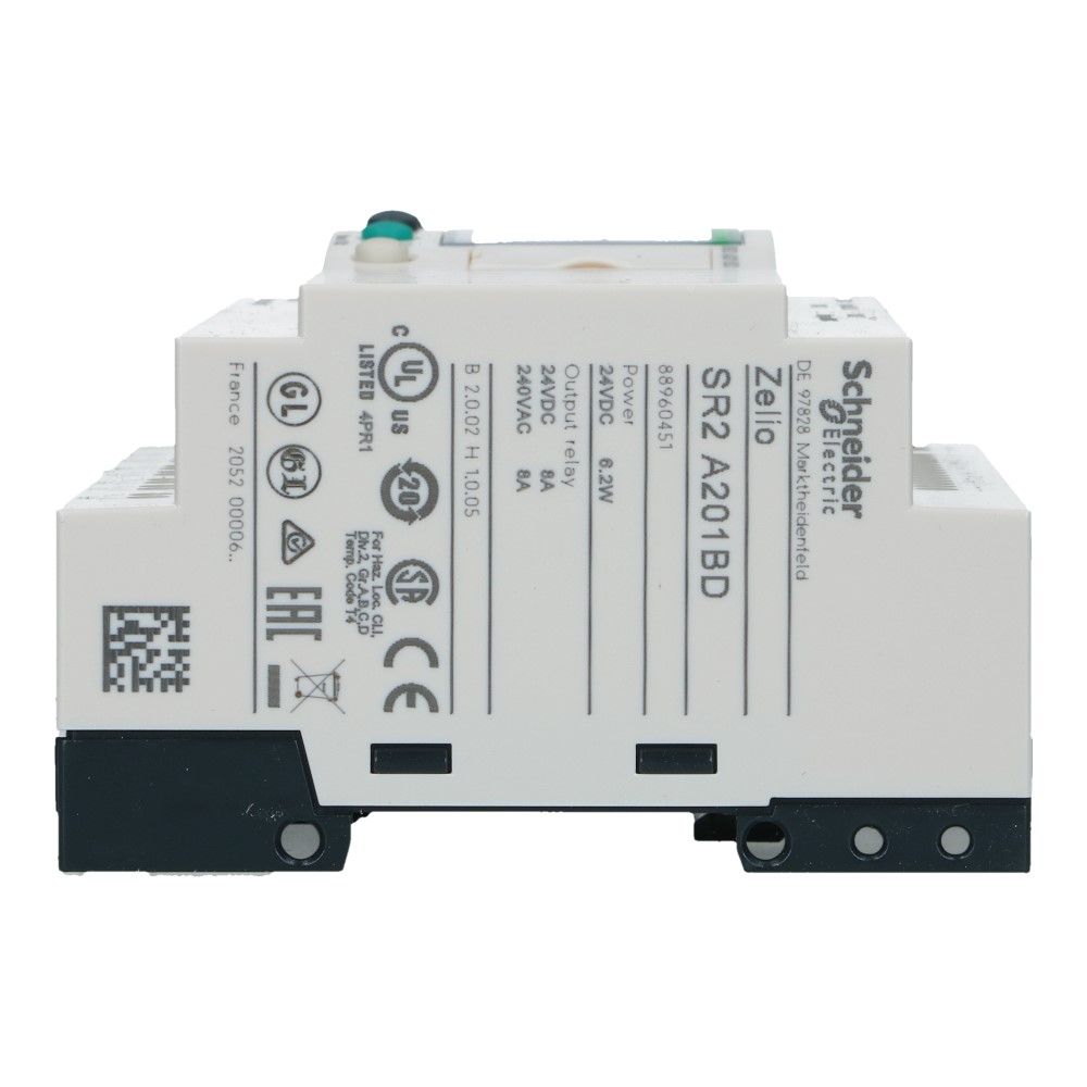 Zelio PLC zonder klok 20I-O 12in 8uit met scherm 24VDC