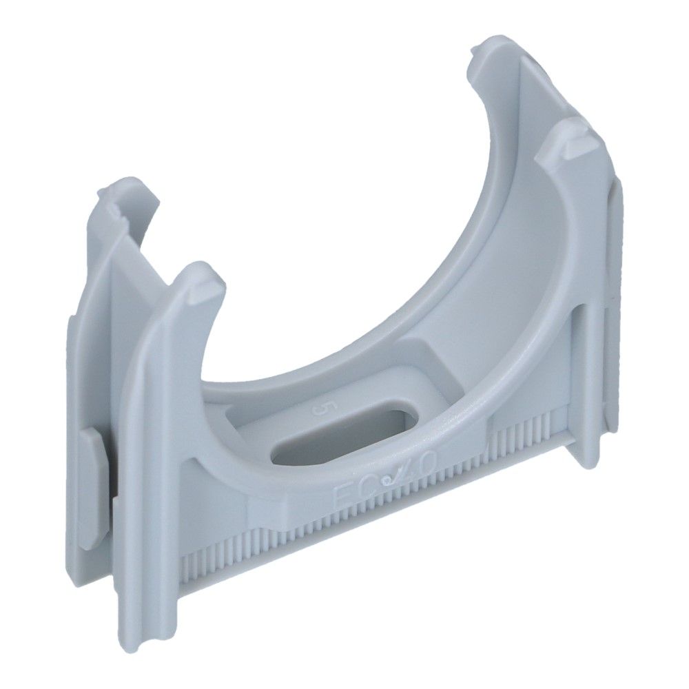 Kunststof buisklem Grijs diameter 1.5inch 40mm - 50 stuks