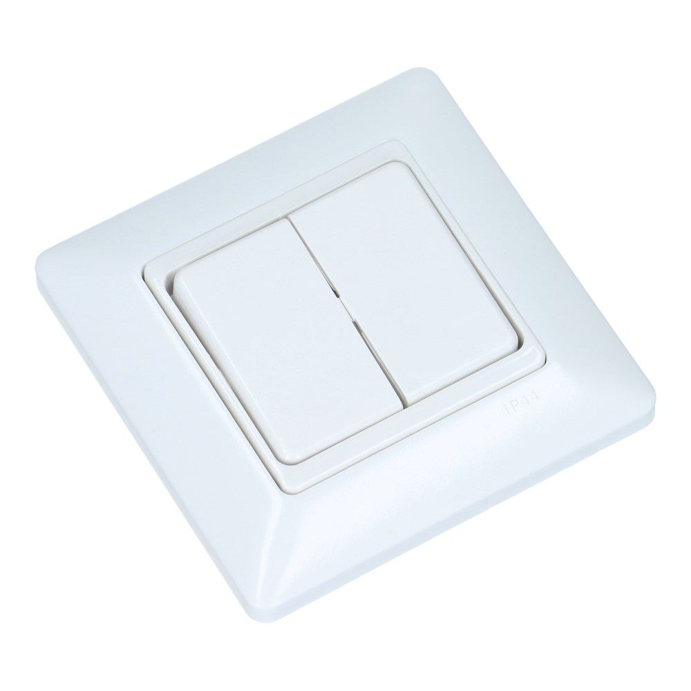MIKRO IP44 9010 2 x wisselschakelaar