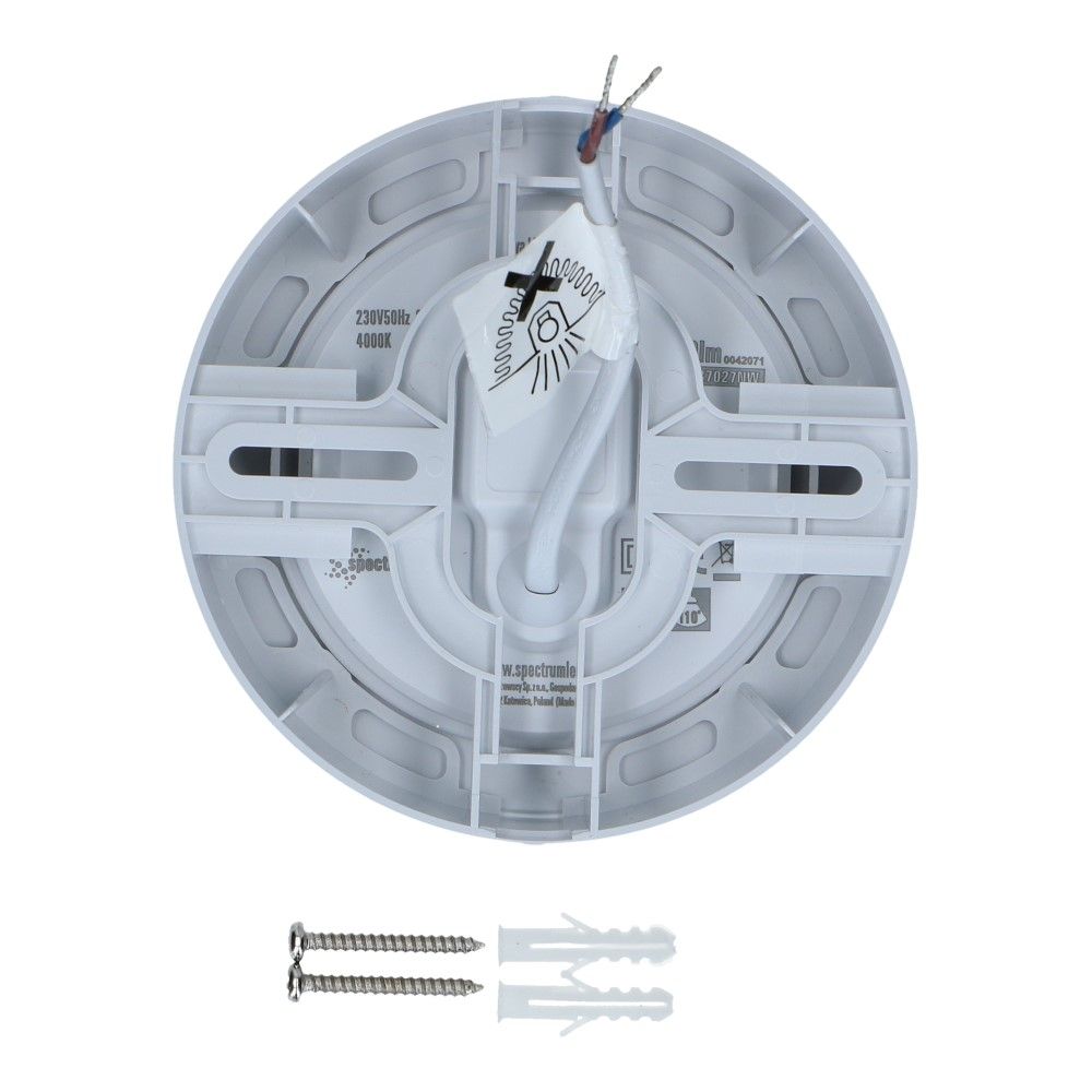 LED downlight inbouw/opbouw IP20 6W 580lm 4000K 115mm
