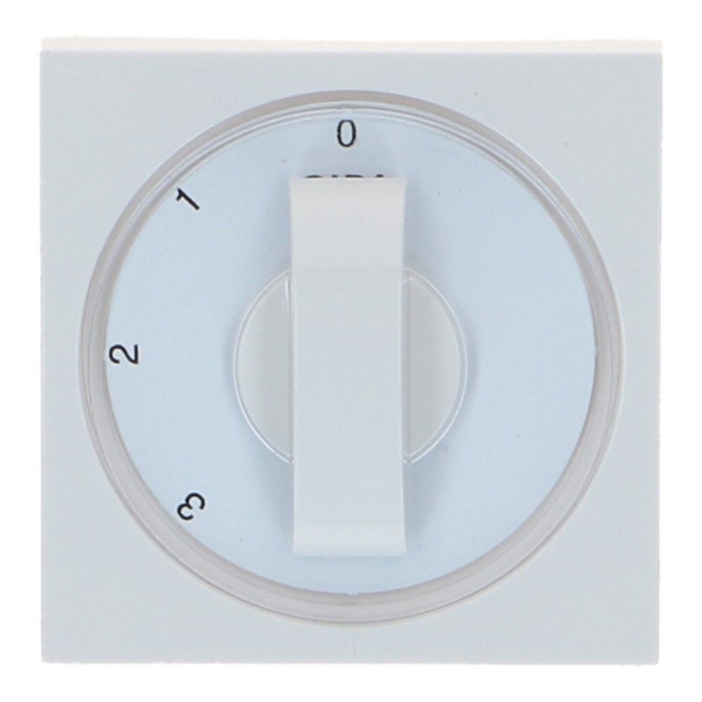 GIRA Systeem 55 Afdekking 3 standen schakelaar ventilator Zuiver wit