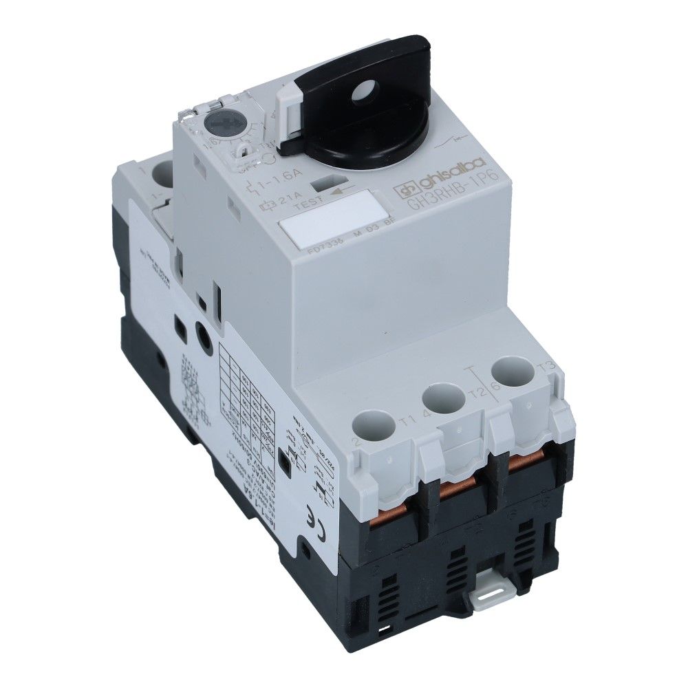 1-1.6A Motorbeveiligingsschakelaar 415VAC 100kA